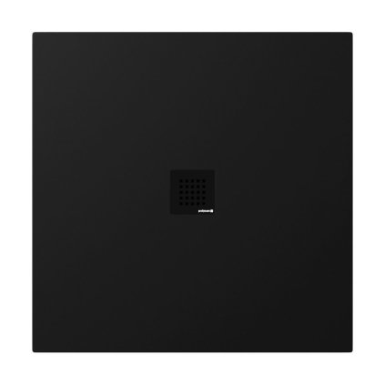 633631 polysan treneca sprchova vanicka z liateho mramoru s moznostou upravy rozmeru 90x90cm cierna matna 84300 21