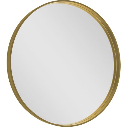 Sapho, oglindă rotundă NOTION în cadru, ø 80cm, auriu mat, NT800G