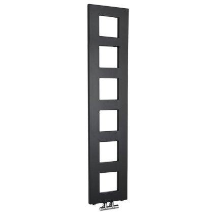 Sapho, element de încălzire BLOCK 280x1330 mm, negru mat, IR181