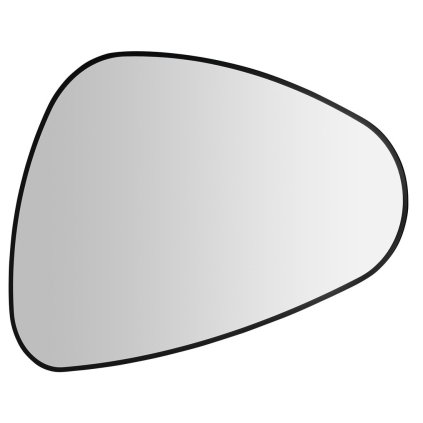 634474 sapho elena led podsvietene zrkadlo 20w 68x96cm cierna mat 30574ci