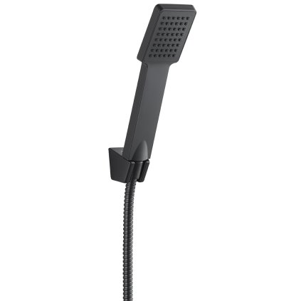 Kuchinox Orca, set de duș manual cu 1 punct, negru mat, LAV-NKR_70AD