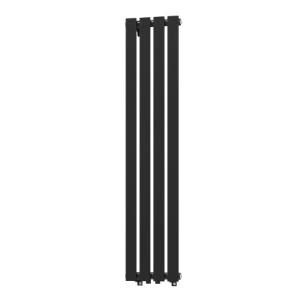 Gamma Vertical, element de încălzire 296x1400 mm, 458 W, negru mat, GMA-VERT-1400296-BK