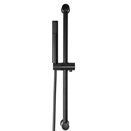 Gamma ZN5, coloană de duș cu set de duș manual, negru mat, GMA-ZN5-BK