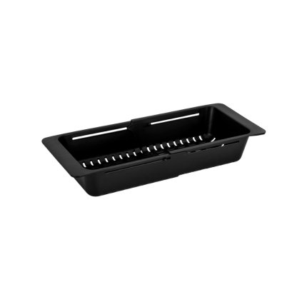Coș telescopic pentru chiuvetă Gamma, negru mat, GMA-KOP-BK