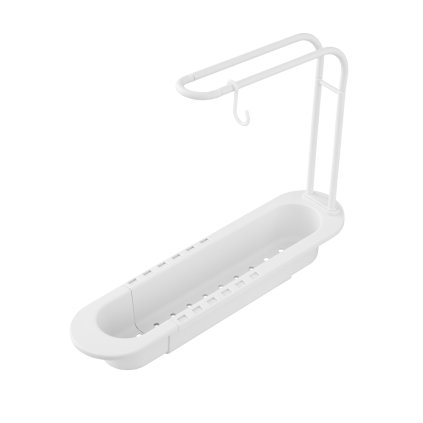 553210 gamma teleskopicky organizer na kuchynsky drez biela gma kzu wh