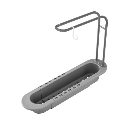Gamma, organizator telescopic pentru chiuvetă de bucătărie, gri, GMA-KZU-G