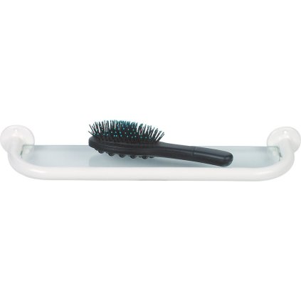 Aqualine, raft WHITE LINE cu sticlă 40cm, alb, 8001