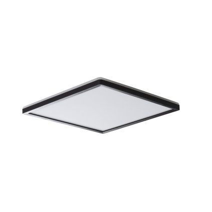 KANLUX, Lampă de tavan LED AZPO, 300x300mm, 17.5 W, IP54, negru mat, 31509