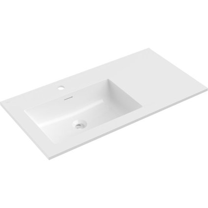 Mexen Otis, lavoar încorporat 91 x 46,5 cm, stânga, alb lucios, 25189000L