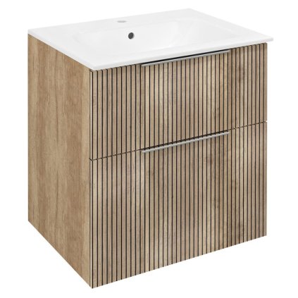 Sapho, Mobilier lavoar CIRASA 59,2x64x46cm, stejar Alabama, CR601-2322