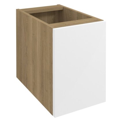 Sapho, Dulap inferior WAVE cu ușă 30x45x47.8cm, dreapta/stânga, alb/stejar cuneo, WA030-3025