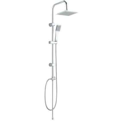 Coloană de duș Kuchinox Hiro cu duș fix și duș manual, cromată, LAV-PKH_00KX