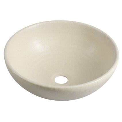 Sapho, lavoar ceramic ATTILA, diametru 43cm, fildeș, DK005