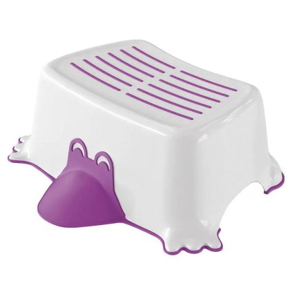 Trepte antiderapante pentru baie pentru copii, Aqualine, DUCK, violet, 366414