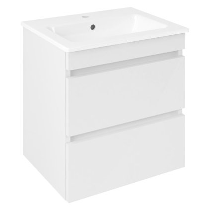 Sapho, dulap lavoar EZARA 48x54x39cm, alb lucios, EZ492-3030