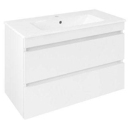 Sapho, dulap lavoar EZARA 78x54x39cm, alb lucios, EZ792-3030