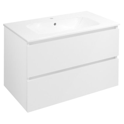 Sapho, dulap lavoar EZARA 79,8x52x46cm, alb lucios, EZ801-3030