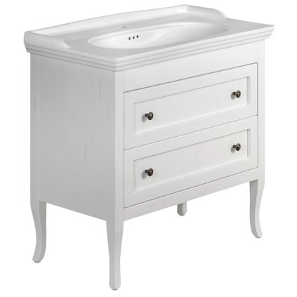 Sapho, Dulap lavoar RETRO 83.5x80x43cm, alb vechi, 1631