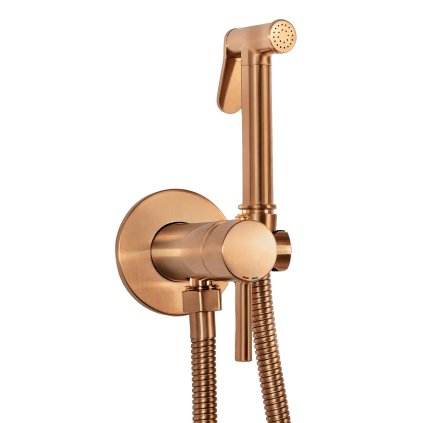 Baterie bideu încastrată Rea Loop Lungo, cupru mat, REA-B6314
