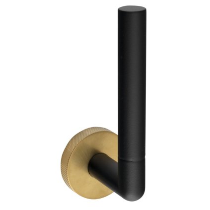 Sapho, suport pentru hârtie igienică LARISSA, negru/auriu mat, WS018BG