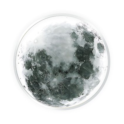 Toolight Moon, aplică LED de perete 50cm, 35W, 4000K, APP1806-CW, OSW-04352