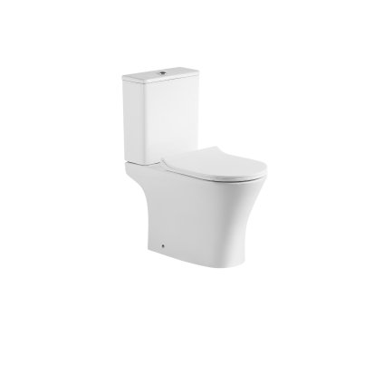 Invena Nexil, vas combinat WC cu rezervor, inclusiv kit de spălare, tehnologie Tornado, capac cu închidere lentă, INV-CE-82-O01-J