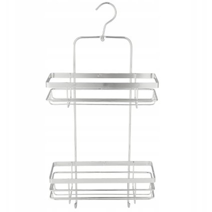 Erga NIAGARA, raft dublu suspendat 239x100x418 mm, cromat, ERG-08433