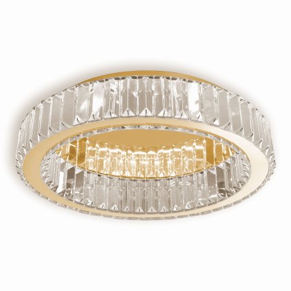 Toolight, lampă de tavan din cristal 50cm, 30W, 4000K, 1401lm, APP1721-C, auriu strălucitor, OSW-09302