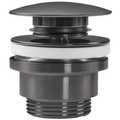 Rea, dop universal de scurgere pentru chiuvetă, ClickClack, grafit, REA-A6520