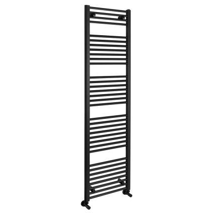 Aqualine, radiator DIRECT cu racord lateral 450x1680 mm, negru mat, ILR64B