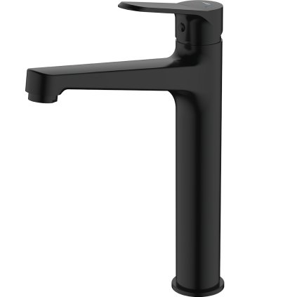 Kuchinox Atez, baterie lavoar înaltă h-288 + dop de scurgere ClickClack, negru mat, LAV-BTK_72NA