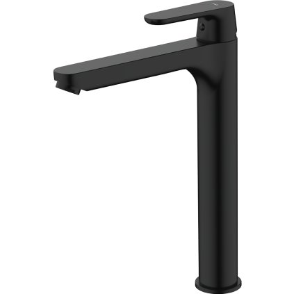 Kuchinox Dima, baterie lavoar înaltă h-310 + dop de scurgere ClickClack, negru mat, LAV-BQD_72ND