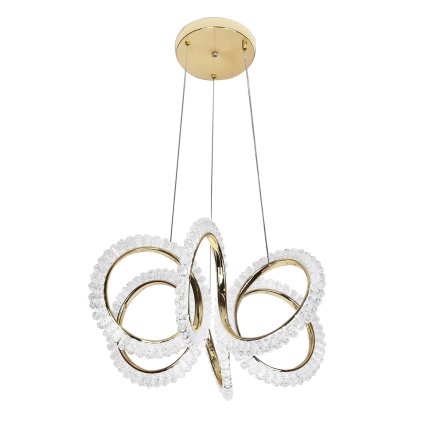 Lampă suspendată LED Toolight, 50cm, G037-CP, auriu strălucitor, OSW-06304