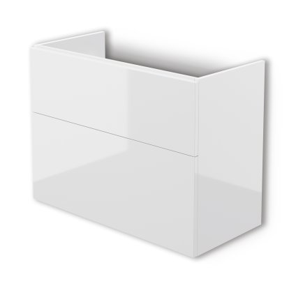 Deante Tubo, dulap de perete 800x385x600 mm, alb lucios, DEA-STU_6U81
