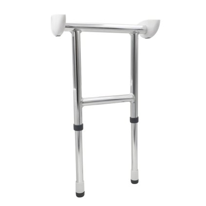 Ridder, Suport HANDICAP pentru scaun de duș pliabil, alb, A141100