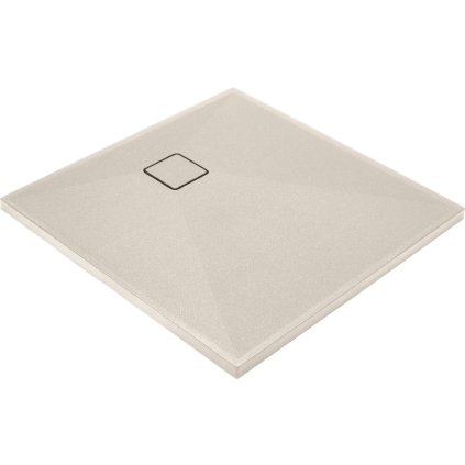 Deante Correo, cadă de duș granit 90×90 cm, bej, DEA-KQR_541B