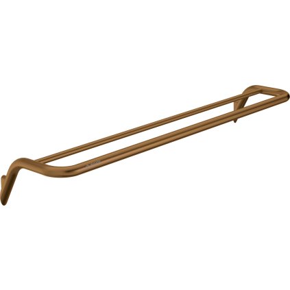 Deante Silia, suport dublu pentru prosoape, bronz periat, DEA-ADI_C631