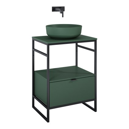 Elita Indus, dulap pentru cadru 60cm, verde mat, ELT-168749