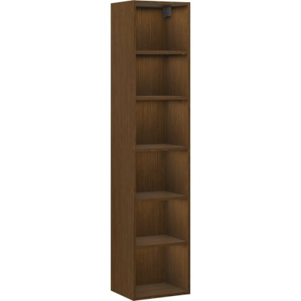 Mexen Box-A, dulap înalt de baie 35x44.2x160 cm, nuc, 91AX1-1600-300-1-86