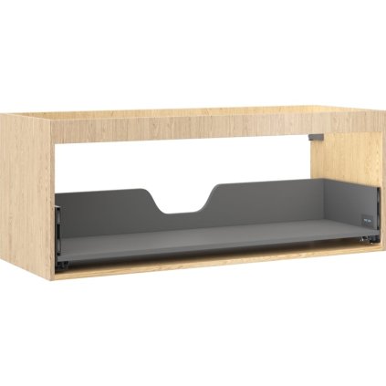 Mexen Box-A, dulap suspendat 120 cm, 1 sertar, stejar, 91AX0-1200-470-1-81