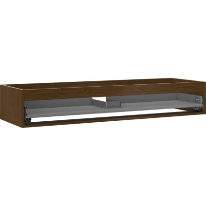 Mexen Box-A, dulap suspendat 140 cm, 1 sertar, nuc, 91AX0-1400-235-1-86