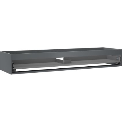 Mexen Box-A, dulap suspendat 160 cm, 1 sertar, grafit mat, 91AX0-1600-235-1-66