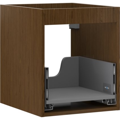 Mexen Box-A, dulap suspendat 40 cm, 1 sertar, nuc, 91AX0-0400-470-1-86