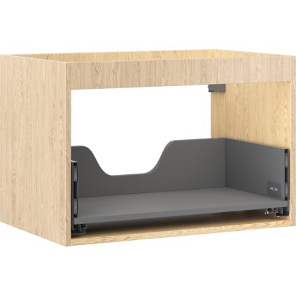 Mexen Box-A, dulap suspendat 70 cm, 1 sertar, stejar, 91AX0-0700-470-1-81