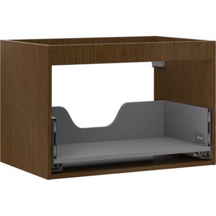Mexen Box-A, dulap suspendat 70 cm, 1 sertar, nuc, 91AX0-0700-470-1-86