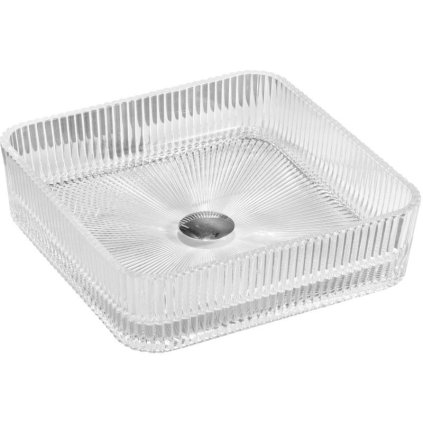 Mexen Nira, lavoar de blat din sticlă 39 × 39 cm, transparent, 24203900