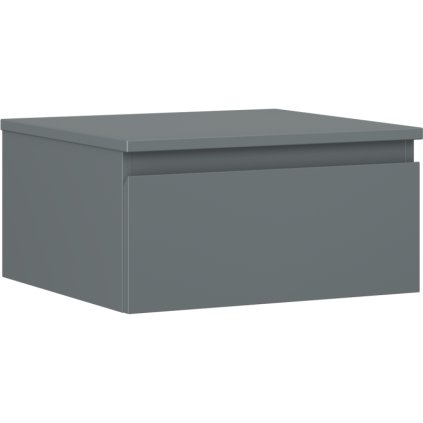 Mexen Orio, mobilier de baie 50 cm cu blat, 1 sertar, grafit mat, 91A10-05023-1-BFC66