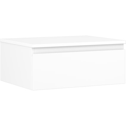 Mexen Orio, mobilier de baie 60 cm cu blat, 1 sertar, alb mat, 91A10-06023-1-BFC01
