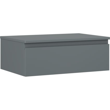 Mexen Orio, mobilier de baie 70 cm cu blat, 1 sertar, grafit mat, 91A10-07023-1-BFC66