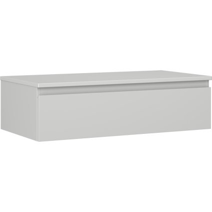Mexen Orio, mobilier de baie 90 cm cu blat, 1 sertar, gri mat, 91A10-09023-1-BFC62